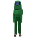 Among Us Cosplay Uzaylı Astronot Kostümü Yeşil