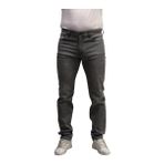 Amor Man Boya Sıçrama Detaylı Yeni Tarz Yazlık Modern Fit Kesim Uzun Boy Fermuarlı Bol Erkek Kot Pantolon - Açık Gri - 38