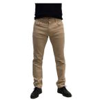 Amor Man Qr Kodlu Regular Fit Fermuarlı Bambu Dokuma Kanvas 5 Cep Erkek Klasik Kot Pantolon - 30 - Açık Bej
