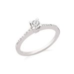 Amor TRYZ28003F028 0.28 Karat Tektaş Pırlanta Yüzük