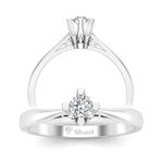 Amor TRYZ28009F028 0.28 Karat Tektaş Pırlanta Yüzük