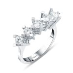 Amor TRYZ5493F090 0.90 Karat Beştaş Pırlanta Yüzük