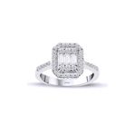 Amor TRYZ5757F060 0.60 Karat Beştaş Pırlanta Yüzük