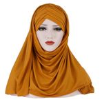 Amorar tesettür kadın baş örtüsü Müslüman kadınlar için şal şapka Hidschab İslami yüz duvak türban boyun kemoterapi şapka bandana saç havlusu bere şapka