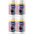 AMORE Beta Balığı Yemi 4 adet 125 ml Kutu Akvaryum Granul Balık Yemi