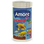 Amore Cichlid Mix Granules 250 ml 42-Protein Algae, Sarımsak, Mineraller, Spirulina Malawi Balık Yemi