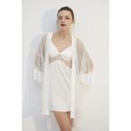 Amore Ekru Gelin Gecelik Seti 1759, XL