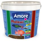 Amore Malawi Cichlid Mix Chips 3Kg Kova Tanganyika Cichlid Spirulina Algae Karisik Akvaryum Balik Yemi