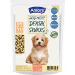 Amore Mantı Dog Mini Dental Snacks Köpek Ödülü 112 gr Ağız Kokusu, Diş Sağlığı (Nane-Rezene-Maydanoz)