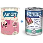 Amore Puppy Chunks Kuzu Parça Etli 15x400 gr Bosphorus Puppy Kuzu Etli Konserve Mama