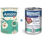 Amore Puppy Pate Kuzu Etli Pirinçli 21x400 gr Bosphorus Puppy Kuzu Etli Konserve Mama