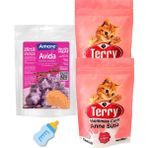 Amore Terry Mommies Care Anne Kedi Sütü Tozu 2 x 200 Gr, Biberon, Avida 12LI Balık Sticks Ödül