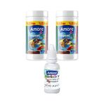 Amore Tetra-melek-lepistes-moli Balık Yem Seti 2 x 125 ML Kutu + Vitamin