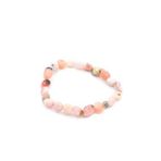 AMORF KESİM DOĞAL PEMBE OPAL TAŞI BİLEKLİK 1.KALİTE 002