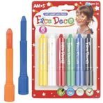Amos 5784122 Blister 6'lı Yüz Boyası