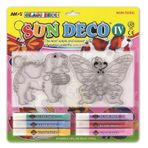 Amos Cam Boyama Seti Sun Deco 10.5ml + 2 Adet Pleksi SD10B6-D3