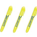 Amos Dry Highlighter Sarı 3 Adet Fosforlu Kalem