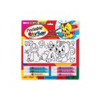 Amos Etiket Ve Cam Boyama Seti 10,5 Ml X 6 Tüp + 27 Adet Etiket Ps10B6-D1