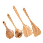 Amosfun 1 Takım Kaşık spatula seti pişirici mutfak gereçleri ahşap mutfak eşyaları Pişirme Gereçleri yemek pişirmek için kaşık tencere wok spatula yemek pişirmek için tahta kaşıklar Odun