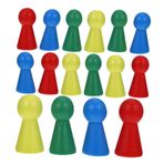 Amosfun 16 Adet Ahşap Satranç Taşını Masa Oyunları Piyonlar Masa Oyunu Için Belirteçleri Masa Üstü Belirteçleri Satranç Yedek Eğitici Oyuncak Satranç Tahtası Satranç Satranç Tahtası
