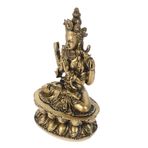 Amosfun Buda Meditasyon Heykeli Reçine El Sanatları Heykelciği Masaüstü Için Zarif Ev Dekorasyonu Buda Heykeli