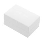 Amosfun Kutu Mücevher kutusu lightbox mukavva Evlilik hediyesi Nişan hediyesi nişan hediyelikleri para düğün kartı Teklif Yüzük Sahibi süslemeler yüzük bekçisi alyans tutucu karton beyaz