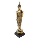 Amosfun Narin Reçine Buda Heykeli - Ev Dekorasyonu Süsleri Vintage Reçine El Sanatları Oturma Odası Ofis Restoran Için Masa Üstü Dekoru