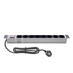 AMP Connect 19" 1U 8'li Schuko Anahtarlı Kabinet Grup Prizi