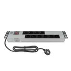 AMP Connect 19" 2U 10'lu Schuko Anahtarlı Kabinet Grup Prizi
