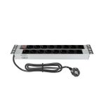 AMP CONNECT 19" 2U 16'lı Schuko Anahtarlı Kabinet Grup Prizi (PDU)-16A