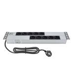 AMP CONNECT 19"2U 10'lu Schuko Direkt Bağlantılı Kabinet Grup Prizi (PDU)-16A