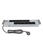 AMP CONNECT 19"2U 12'li Fransız UPS Direkt Bağlantılı Kabinet Grup Prizi (PDU)-16A