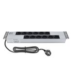 AMP CONNECT 19"2U 12'li Schuko Direkt Bağlantılı Kabinet Grup Prizi (PDU)-16A