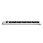 AMP CONNECT Onikili UPS Klemensli Anahtarlı Alüminyum Grup Priz
