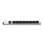 AMP CONNECT Sekizli UPS Klemensli Anahtarlı Alüminyum Grup Priz