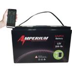 Amperium 12V 200AH Yeni Nesil Lifepo4 Lityum Demir Akü 20 Yıl Ömür - Smart