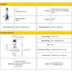 Ampül H4 12v 60/55w Halogen P43t