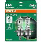 Ampul H4 Ult 60/55W 12V P43t5x2trqr2b Ultralife - Osr 64193Ult-2Hb