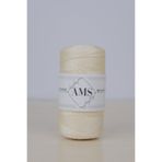 AMS 4mm-200gr Makrome İpi Polyester Makrome ipi Supla İpi ve Çanta İpi Açık Krem