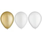 amscan Lateks Balon - 12,7 cm | Altın Çeşitleri | 25 Adet.