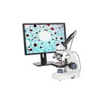 AmScope M170C-E 40X-1000X Dual LED Solid-Metal Portable Compound Microscope With Camera