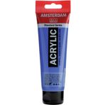 AMSTERDAM 17095122 All Acrylic Standart Serisi 120 Ml Tüp Akrilik Boya, Cobalt Blue Ultramarine