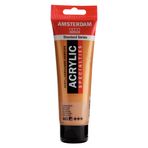 AMSTERDAM 17098032 All Acrylic Standart Serisi 120 Ml Tüp Akrilik Boya, Deep Gold