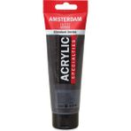 Amsterdam : Akrilik Tüp Boya : 120 ml : Metallic Black 850 - Siyah