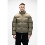 Amsterdam Haki Puffer Kapüşonlu Erkek Mont - XL
