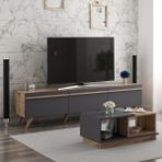 AMSTERDAM TV ÜNİTESİ CONCEPT ORTA SEHPA TAKIM ANTRASİT - ÇIRAĞAN