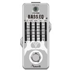 Amuzik Bas EQ Pedalı 5 Bant Ekolayzır Pedallar Bas Gitar İçin 5 Bant Grafik Mini Boyut Gerçek Bypass