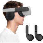 Amvr Siyah Oculus Quest 2 İle Uyumlu Gelişmiş Silikon Kulaklık