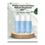 AMWAY G&H ™ Protect+ Terleme & Koku Giderici Roll-On Deodorant 100ml – 3'lü Avantaj Paketi | Alkolsüz, Beyaz İz Bırakmaz | Cica & Yeşil Çay