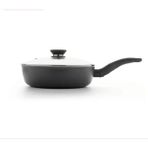 Amway Kapaklı Yapışmaz Tava, 24 Cm, Icook - Siyah